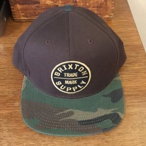 Brixton Camo Brimmed Hat